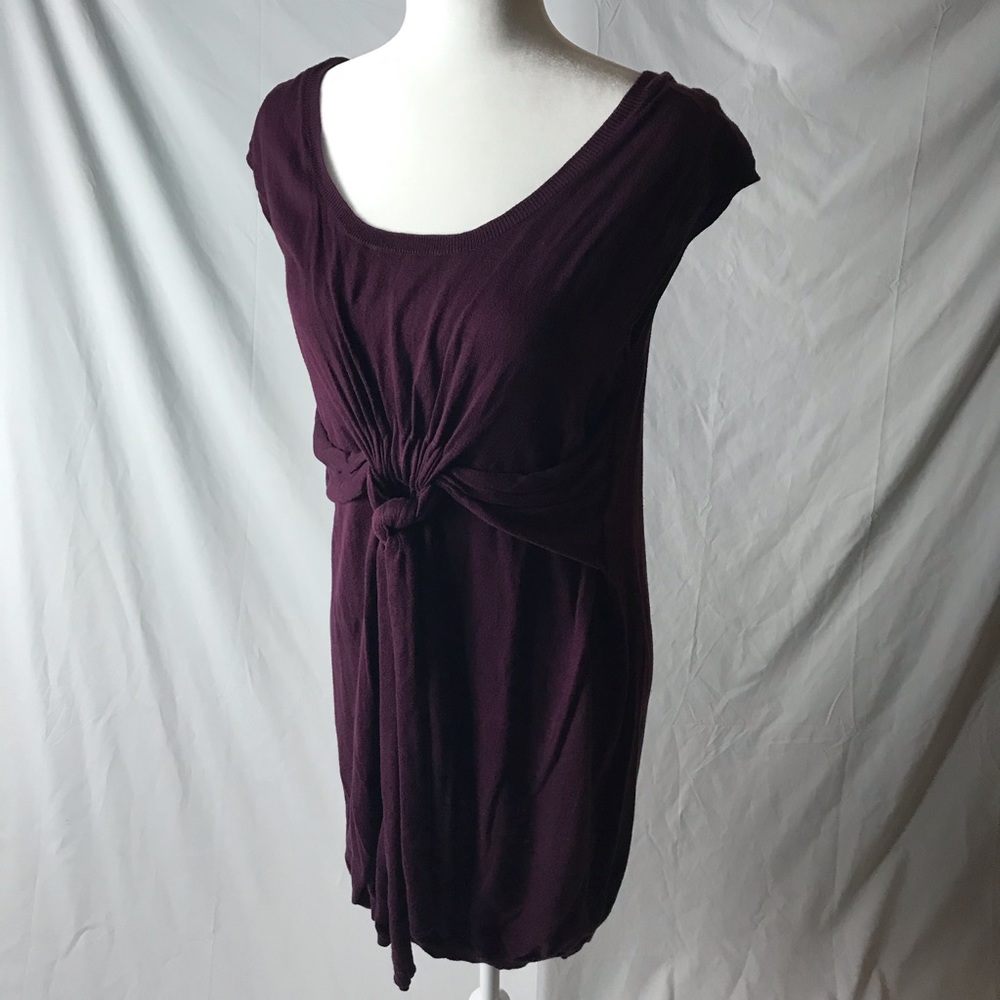 Anthropology cap sleeve sweater